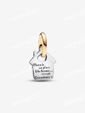 Pandora Two-tone Grandma's House Dangle Charm